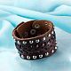 Unisex Fashion Leather Cord Bracelets BJEW-BB15600-A-8