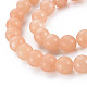 Chapelets de perles en opale rose naturelle G-T126-05C-3