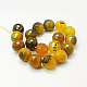 Natural Agate Beads Strands G-H1593-16mm-11-2