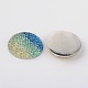 Half Round Resin Cabochons CRES-X0009-2