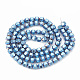 Chapelets de perles en hématite synthétique sans magnétiques G-N0318-27-B-2