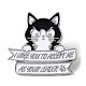 Katzen-Emaille-Pins im Cartoon-Stil JEWB-Q041-02D-1
