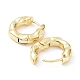 Rack Plating Brass Hoop Earrings EJEW-B027-19G-2