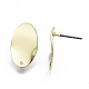 Accessoires de boucles d'oreilles en fer plaqué rack IFIN-N008-001-RS-3