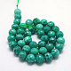 Natural Peacock Agate Beads Strands G-G213-8mm-04-2