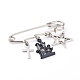 Iron Safety Brooch for Halloween JEWB-BR00048-04-2