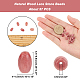 ARRICRAFT Natural Wood Lace Stone Beads Strands G-AR0004-07-2