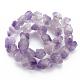 Raw Rough Natural Amethyst Beads Strands G-N0326-028-2