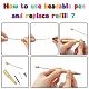 Plastic Beadable Pens X-AJEW-L082-A09-3