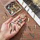 SUNNYCLUE 1 Box 120Pcs Feather Charm Bohemian Style Feather Charms Boho Leaf Shape Dream Catcher Feathers Charm Colorful Alloy Charms for Jewelry Making Charms Bracelets Earrings DIY Craft 1.24 inch FIND-SC0003-75-3