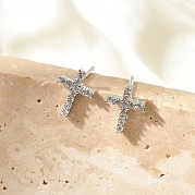 Серьги-гвоздики из циркония EJEW-R016-26P-18