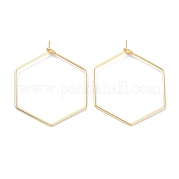 Фурнитура для сережек-колец из нержавеющей стали 316 STAS-K216-03B-G