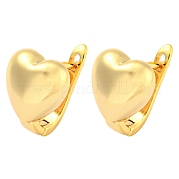 Серьги-кольца из латуни для женщин EJEW-M255-04G