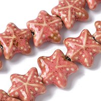 Фарфоровые бусины ручной работы серии «Океан»&nbsp;PORC-R002-05-01