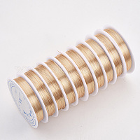 Round Copper Wire for Jewelry Making, Silver Color Plated, 24 Gauge, 0.5mm,  about 1968.5 Feet(600m)/roll