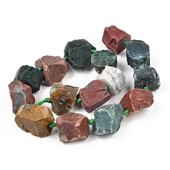 Грубые необработанные натуральные индийские бусины из агата&nbsp;G-F595-I05