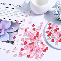 Стеклянная мозаика с градиентом цвета&nbsp;MOSA-WH0001-05D