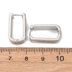 Orecchini a cerchio in acciaio inossidabile 304&nbsp;EJEW-D358-01P