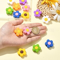 14шт 7 цвета силиконовые бусины&nbsp;SIL-CJ0002-90