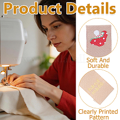 150 etiqueta rectangular de poliéster para ropa&nbsp;DIY-CY0003-85