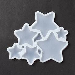 Молды для леденцов из пищевого силикона в форме звезды&nbsp;DIY-D069-18