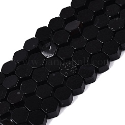 Cuentas de obsidiana natural hebras&nbsp;GG-N002-02A-01
