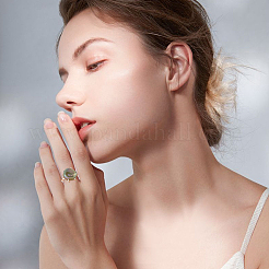 4 шт. латунная регулируемая кольцевая фурнитура&nbsp;KK-BBC0014-80S