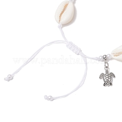 Braccialetti con ciondolo tartaruga in lega&nbsp;BJEW-JB11758-02