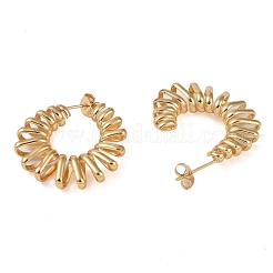Boucles d'oreilles à tige en acier inoxydable 304&nbsp;EJEW-K278-02D-G