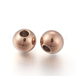 Billes rondes en acier inoxydable 304 plaquées par ions (IP)&nbsp;STAS-G130-8mm-63RG