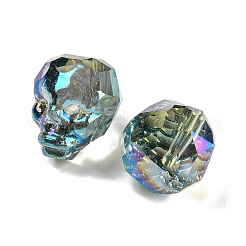 Гальванические прозрачные бусины лэмпворк ручной работы&nbsp;LS-LAMP-K038-01C