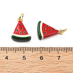 Латунь эмаль подвески&nbsp;KK-L237-029G-03