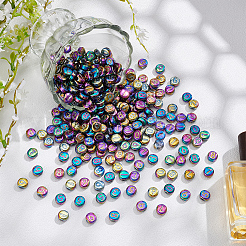 150шт 10 цвета гальванические стеклянные бусины&nbsp;GLAA-AR0001-79A