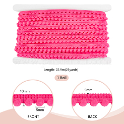 24~25 ярд кружевной отделки из полиэстера&nbsp;OCOR-PH0004-29A