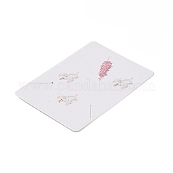 Carte da esposizione per collane di carta rettangolari&nbsp;CDIS-C004-05B