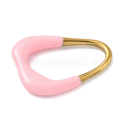 Подвески-слезинки из нержавеющей стали 304 с эмалью&nbsp;STAS-U056-05G