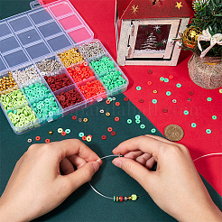 DIY Schmuckherstellungssets mit Weihnachtsmotiven&nbsp;DIY-SP0001-73
