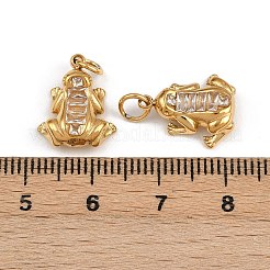 Подвески из нержавеющей стали 304 со стразами&nbsp;STAS-P410-22G