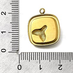 Подвески из нержавеющей стали 304 с эмалью&nbsp;STAS-Z163-19G-05