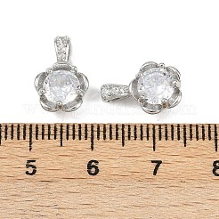 Латунные микро проложить кубического циркония подвески&nbsp;KK-F906-01P