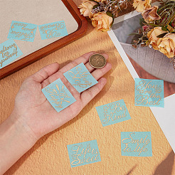9 autocollant photo en acier au carbone&nbsp;DIY-OC0009-17B