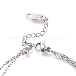 Bracciali multifilo in acciaio inossidabile 304&nbsp;STAS-D152-04P