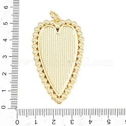 Латунные подвески с синтетическим малахитом&nbsp;KK-C162-004B-G