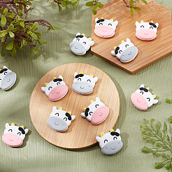 12шт 2 цвета силиконовые бусины&nbsp;FIND-CA0005-06