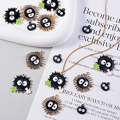 30шт 3 стиля подвески из цинкового сплава с эмалью&nbsp;ENAM-CJ0001-109