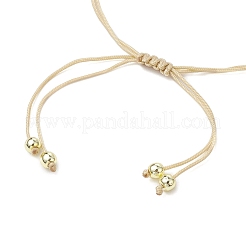 Bracelets empilables en perles tressées en nylon réglables pour femmes&nbsp;BJEW-JB111344