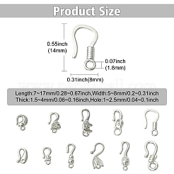 11 шт. 11 стиля застежек-крючков из нержавеющей стали 304&nbsp;STAS-CJ0003-39P