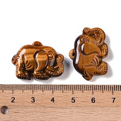 Резные подвески из натурального тигрового глаза&nbsp;G-I361-05A