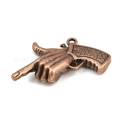 Tibetischer stil Aluminium Anhänger & Charms&nbsp;AL-CBA2376-20R