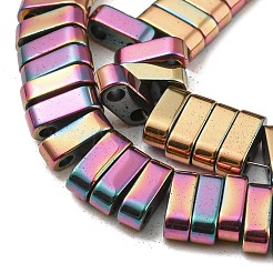 Chapelets de perles en hématite synthétique électrolytique sans magnétiques&nbsp;G-C106-B02-01A